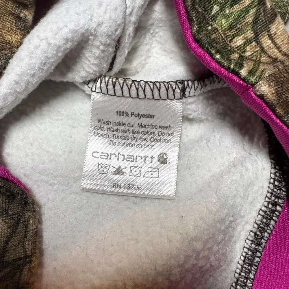 Kids Carhartt real tree camo hoodie